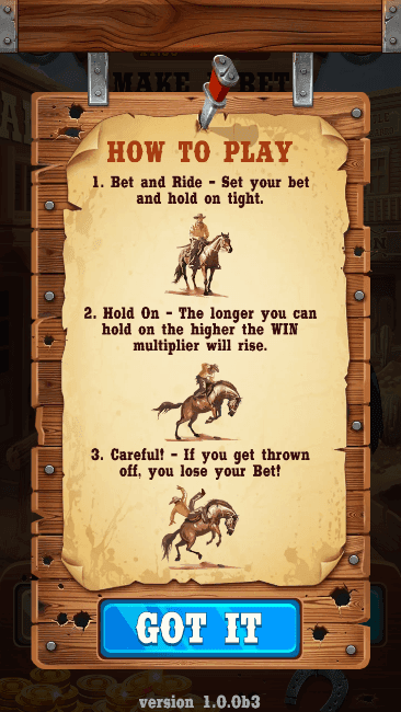 how to play bronco free casino game