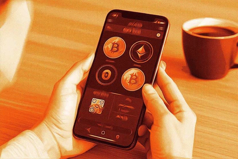 crypto wallet on phone