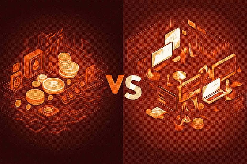crypto versus stock exchange
