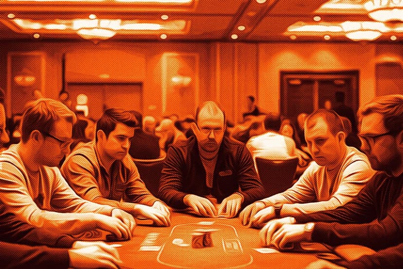 poker tournament table