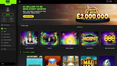 888 casino desktop preview