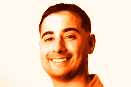 billionaire Bijan Tehrani with BillionaireGambler orange overlay