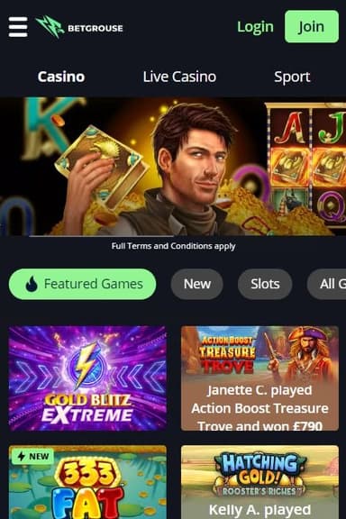 betgrouse mobile preview