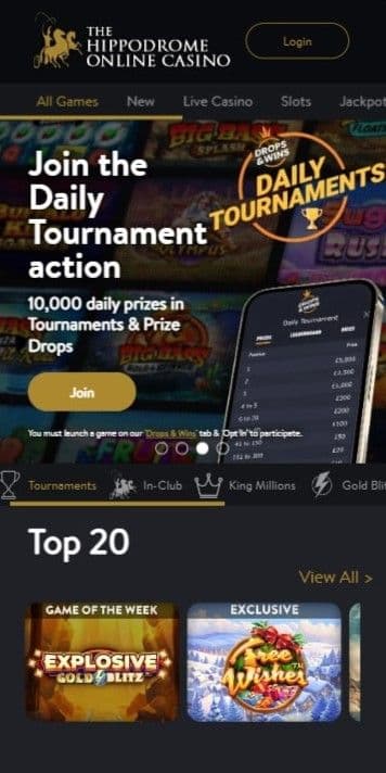 hippodrome casino mobile preview
