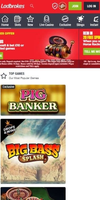 ladbrokes casino mobile preview