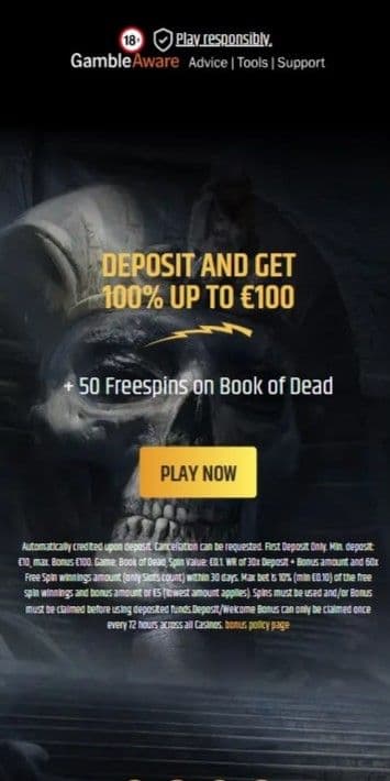 metal casino mobile preview