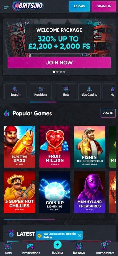 Britsino casino mobile